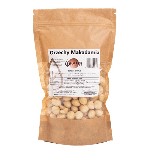 Orzechy Macadamia Natur Planet, 100 g